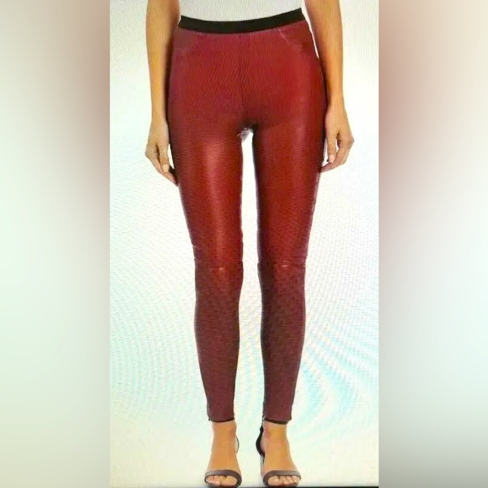 Bagatelle City Stretch Leather Legging NWT Paprika color XS